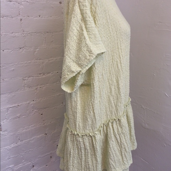 Free People Beach Mini Dress Cover Up Green NWT - Picture 4 of 7